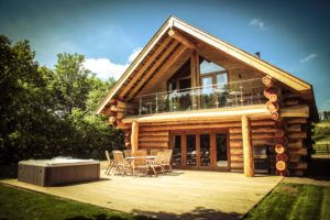 Log cabins with hot tubs in Cumbria